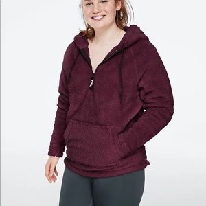 vs pink sherpa closet